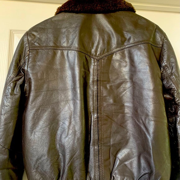Vintage Esprit Bomber Jacket by Campus. Brown - Picture 3 of 3